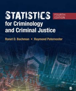 Statistics for Criminology and Criminal Justice 8211 4th