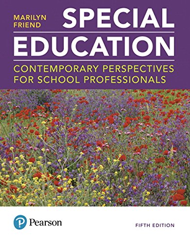 Special Education Contemporary Perspectives for School Professionals 5th