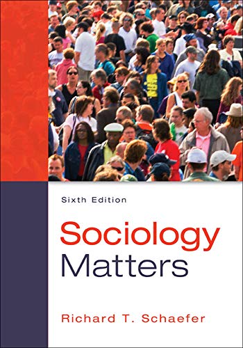 Sociology matters 8211 6th