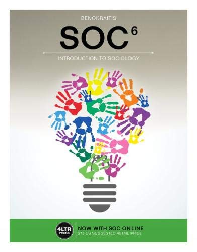 SOC with MindTap Online 1Term Access Code 8211 6th