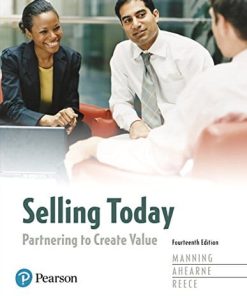 Selling Today Partnering to Create Value 14th by Gerald L Manning