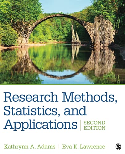 Research Methods Statistics and Applications 8211 2nd