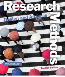 Research Methods Design And Analysis 8211 12th