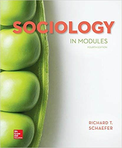 Sociology in Modules 4th by Richard T Schaefer