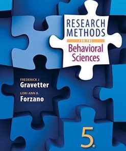 Research Methods for the Behavioral Sciences