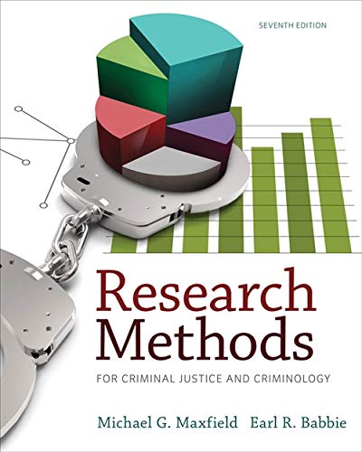 Research Methods for Criminal Justice and Criminology 8211 7th