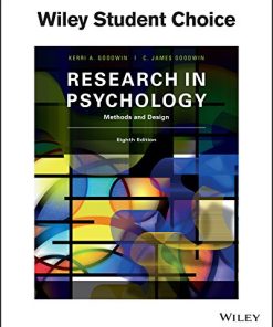Research In Psychology Methods And Design