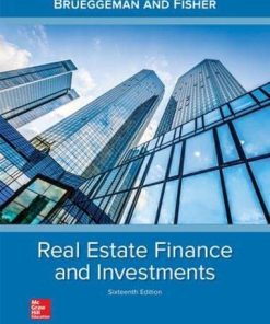 Real Estate Finance and Investments