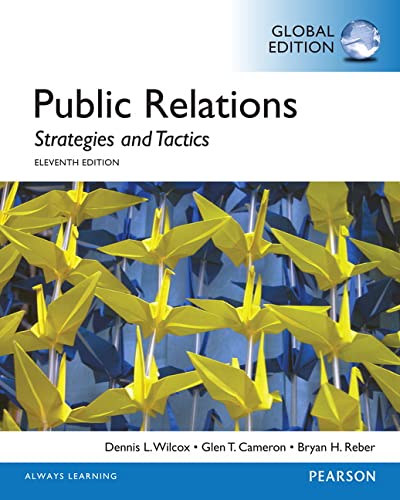 Public Relations Strategies and Tactics Global