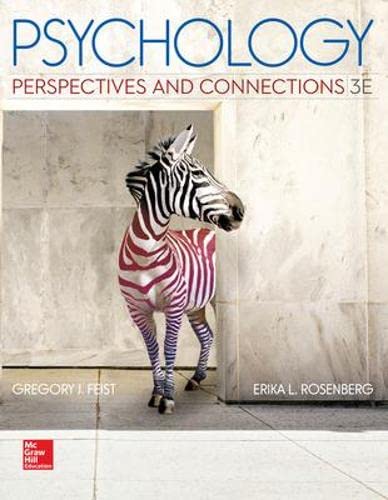 Psychology Perspectives and Connections 8211 3rd