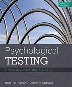 Psychological Testing Principles Applications and Issues