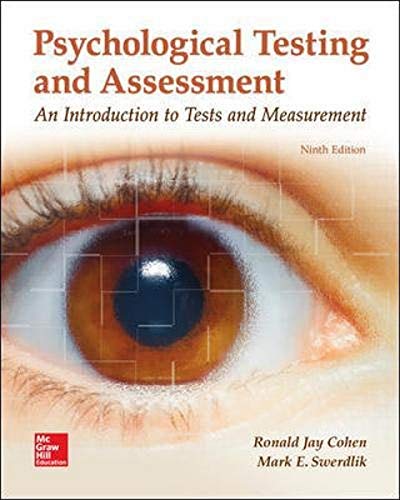 Psychological Testing and Assessment 9