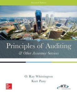 Principles of auditing 038 other assurance services 8211 20th