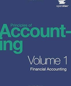 Principles of Accounting Volume 1 Financial Accounting by OpenStax hardcover version full color