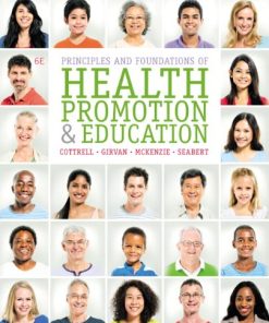 Principles and Foundations of Health Promotion and Education 6th by Randall R Cottrell