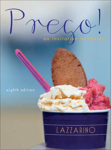 Prego an Invitation to Italian 8211 8th