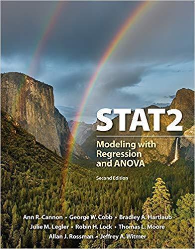 Stat2 Modeling With Regression And Anova 2Nd