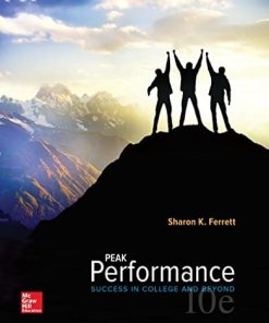 Peak Performance Success in College and Beyond 10th