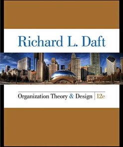 Organization Theory and Design 12 MindTap Course List 12