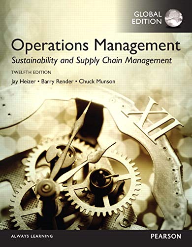 Operations management sustainability and supply chain management