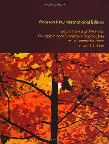 Social Research Methods Qualitative And Quantitative Approaches 7Th