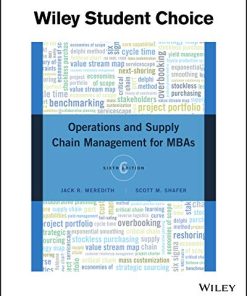 Operations and Supply Chain Management for MBAs