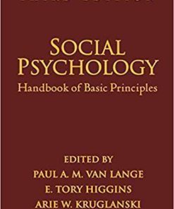 Social Psychology Third Handbook Of Basic Principles 3Rd