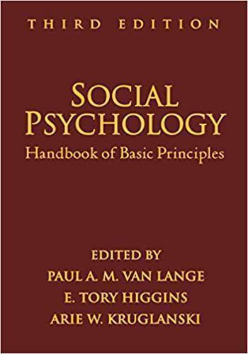 Social Psychology Third Handbook Of Basic Principles 3Rd