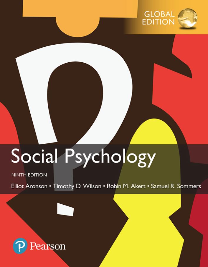 Social Psychology 9th 9E Elliot Aronson