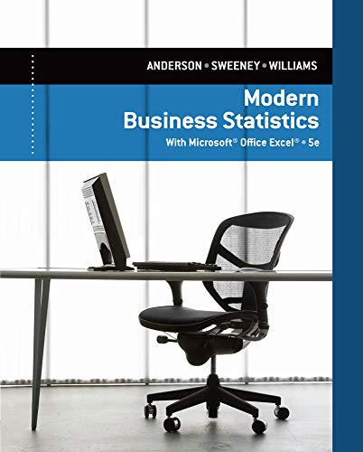 Modern Business Statistics with Microsoft Excel 5