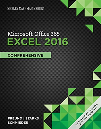 Microsoft Office 365 038 Excel 2016 Comprehensive Shelly Cashman Series 8211 1st
