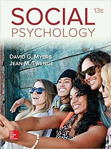 Social Psychology 13th by David Myers