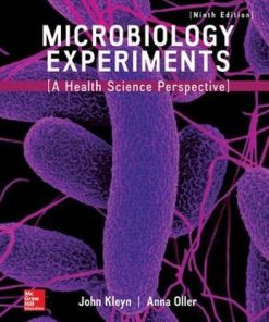 Microbiology Experiments A Health Science Perspective 9