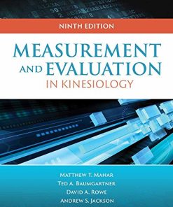 Measurement for Evaluation in Kinesiology 8211 9th