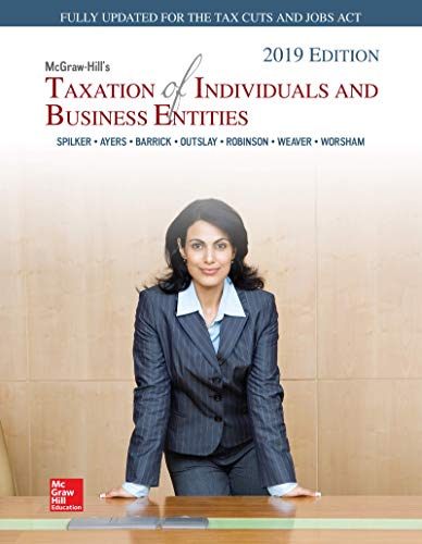 McGrawHill8217s Taxation of Individuals and Business Entities 2019 10