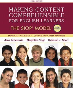 Making Content Comprehensible for English Learners The SIOP Model 8211 5th