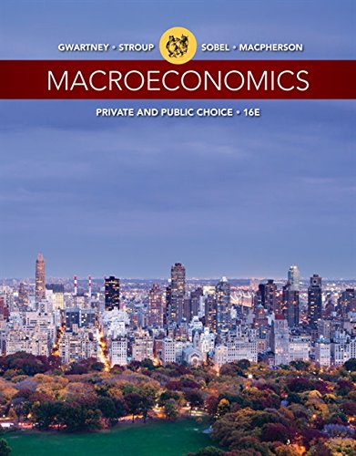 Macroeconomics Private and Public Choice 16th By James D Gwartney
