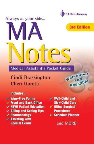 Ma Notes Medical Assistants Pocket Guide 8211 3rd