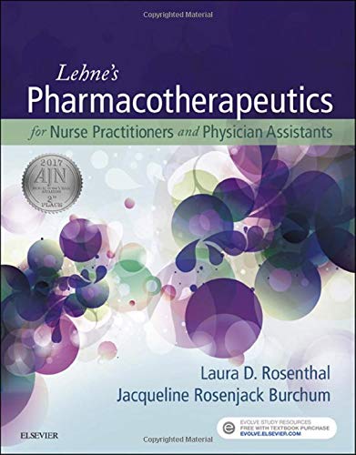 Lehnes Pharmacotherapeutics for Nurse Practitioners and Physician Assistants 8211 1st