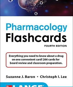 LANGE Pharmacology Flashcards 8211 4th