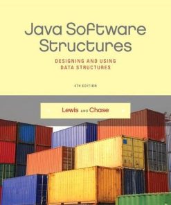 Java software structures designing and using data structures