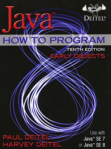Java How to Program Early Objects