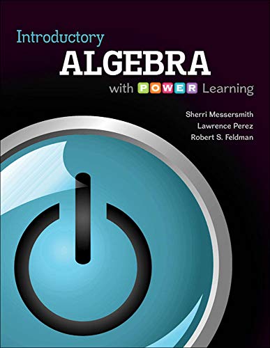 Introductory Algebra with POWER Learning 8211 1st