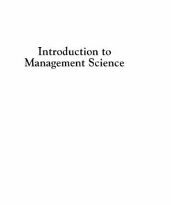 Introduction to management science