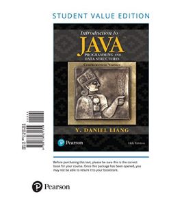 Introduction to Java Programming and Data Structures Comprehensive Version 11th