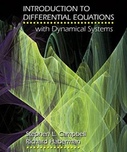 Introduction to Differential Equations with Dynamical Systems 8211 1st
