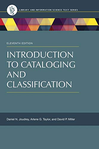 Introduction to Cataloging and Classification 8211 11th