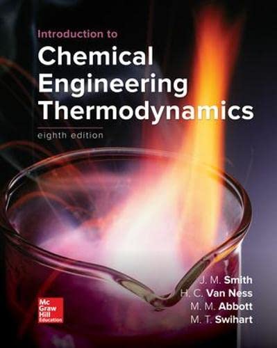 Introduction to Chemical Engineering Thermodynamics 8211 8th