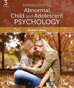 Introduction to Abnormal Child and Adolescent Psychology 8211 3rd