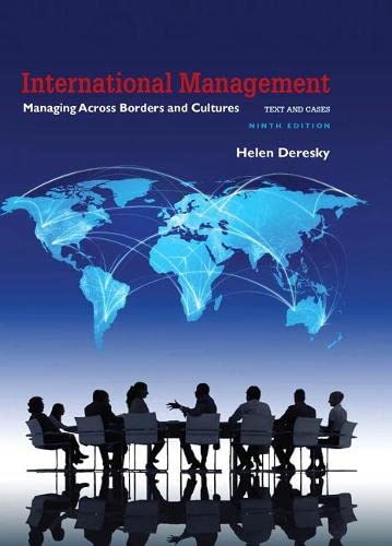 International management managing across borders and cultures text and cases